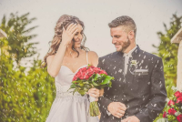 Δημήτρης και Μελίνα - Γάμος με Κόκκινα Τριαντάφυλλα style=